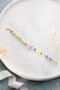 Heliophilia Silver Pulsera Multicolor con Colgante Ajustable